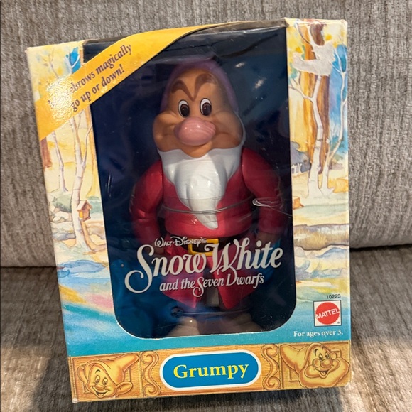 Mattel Other - Mattel Grumpy Figure - Red approximately 5 inches collectible 1992